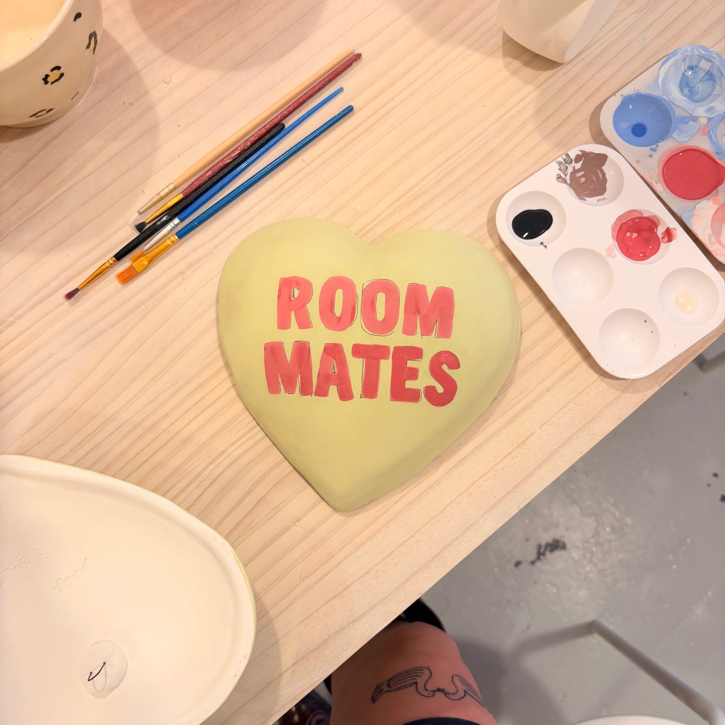 Custom Ceramic Candy Heart