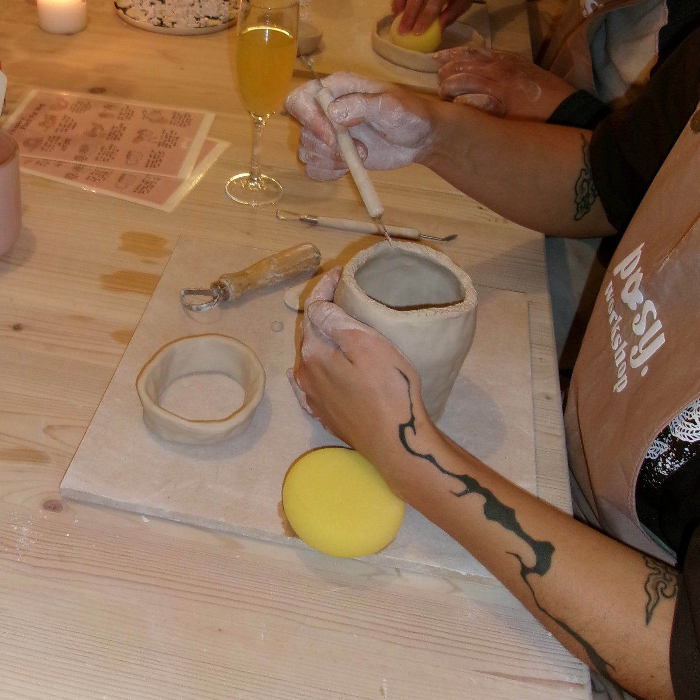 Sip & Sculpt Workshop