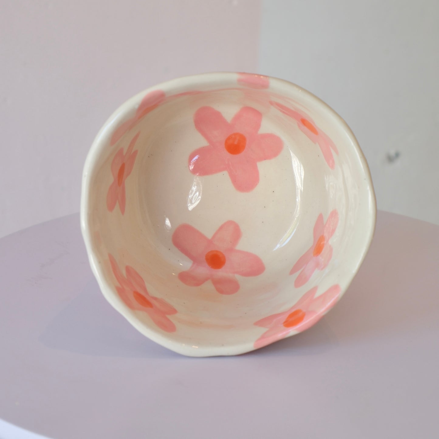 Pink Posy Breakfast Bowl