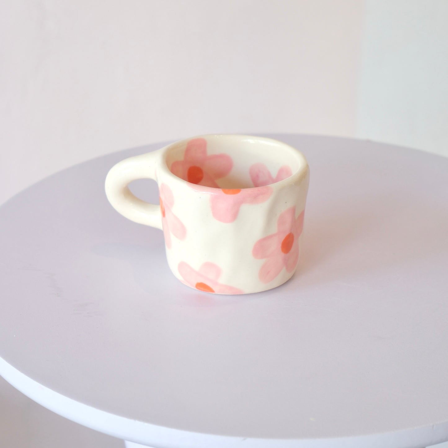 Pink Posy Mug - Espresso