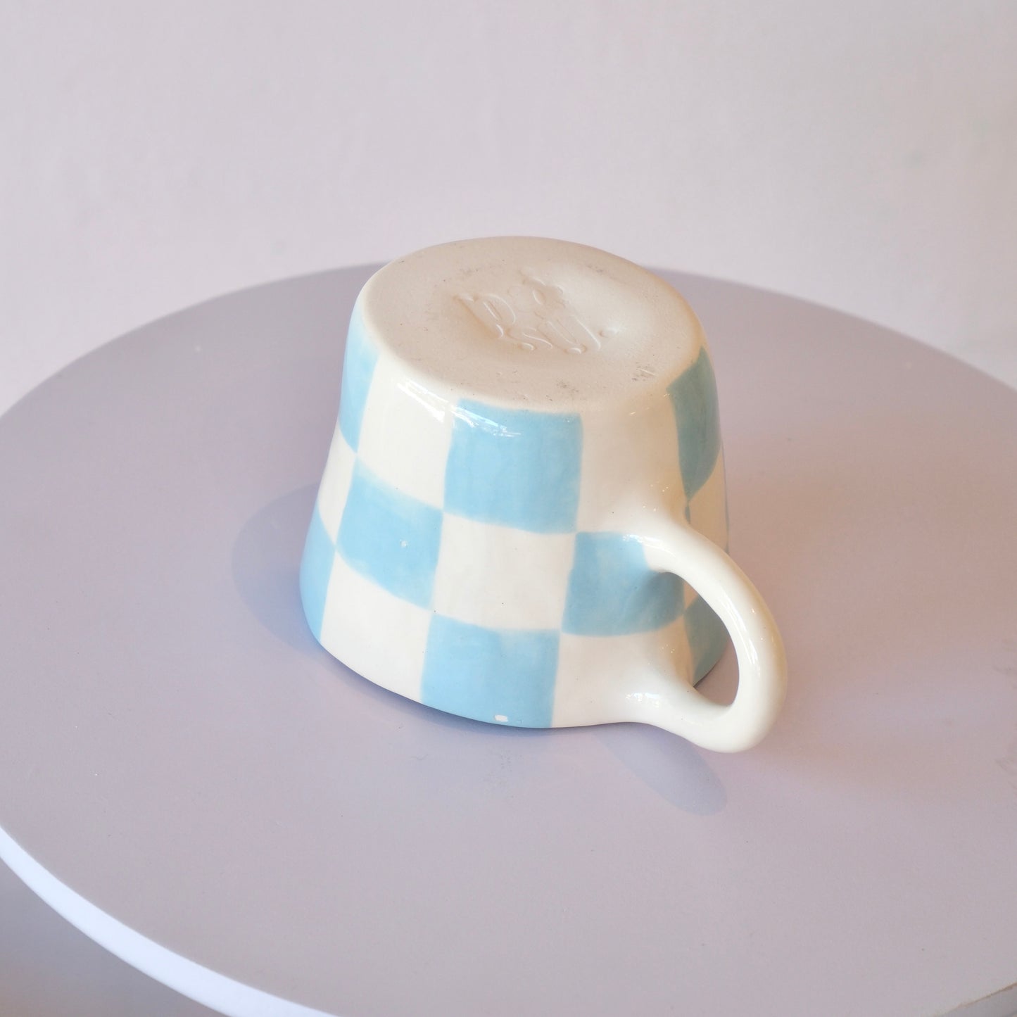 Checkered Oranges Mug - Large