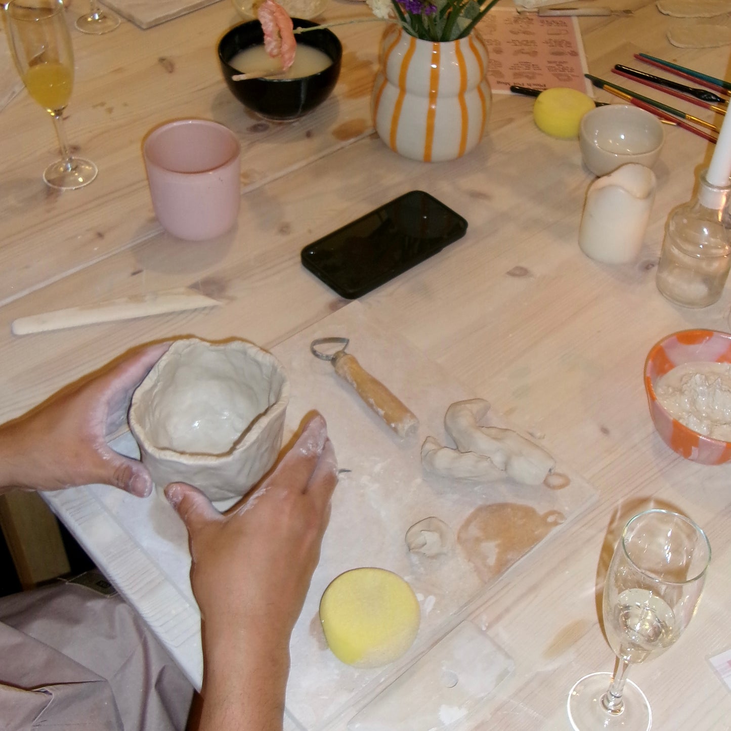Sip & Sculpt Workshop