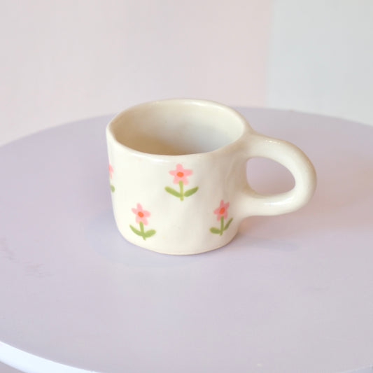 Mini Flower Mug - Espresso