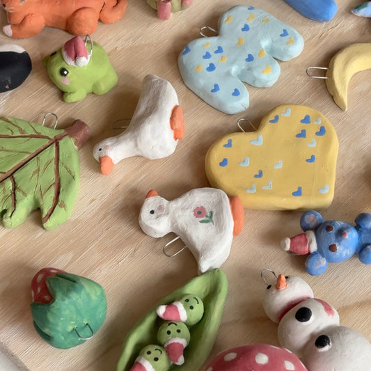 Make Your Own Christmas Ornaments & Bag Charms