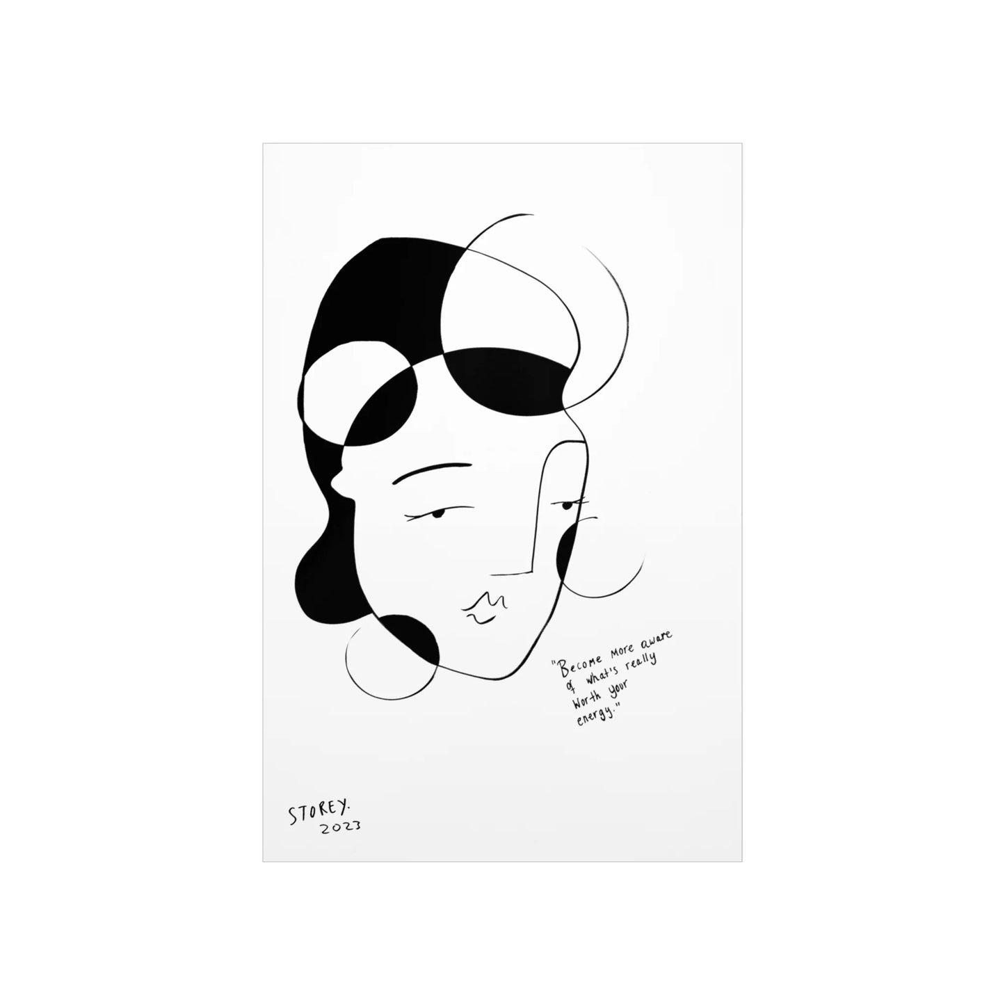 Universal Woman Black Limited Edition Print