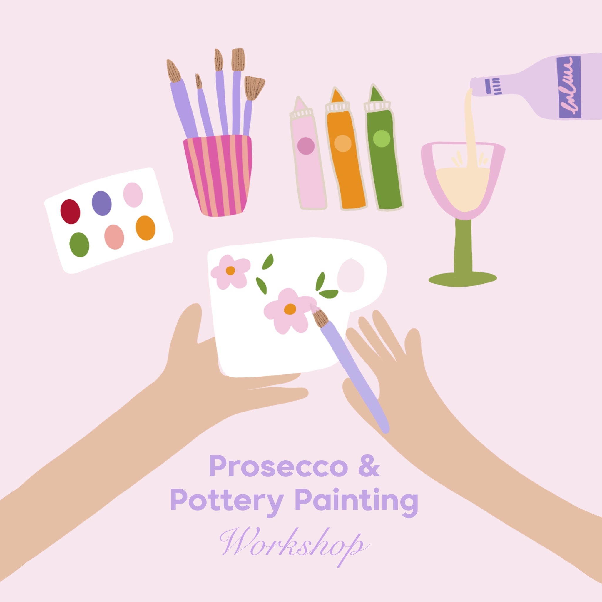 Prosecco Pottery Painting Workshop 18