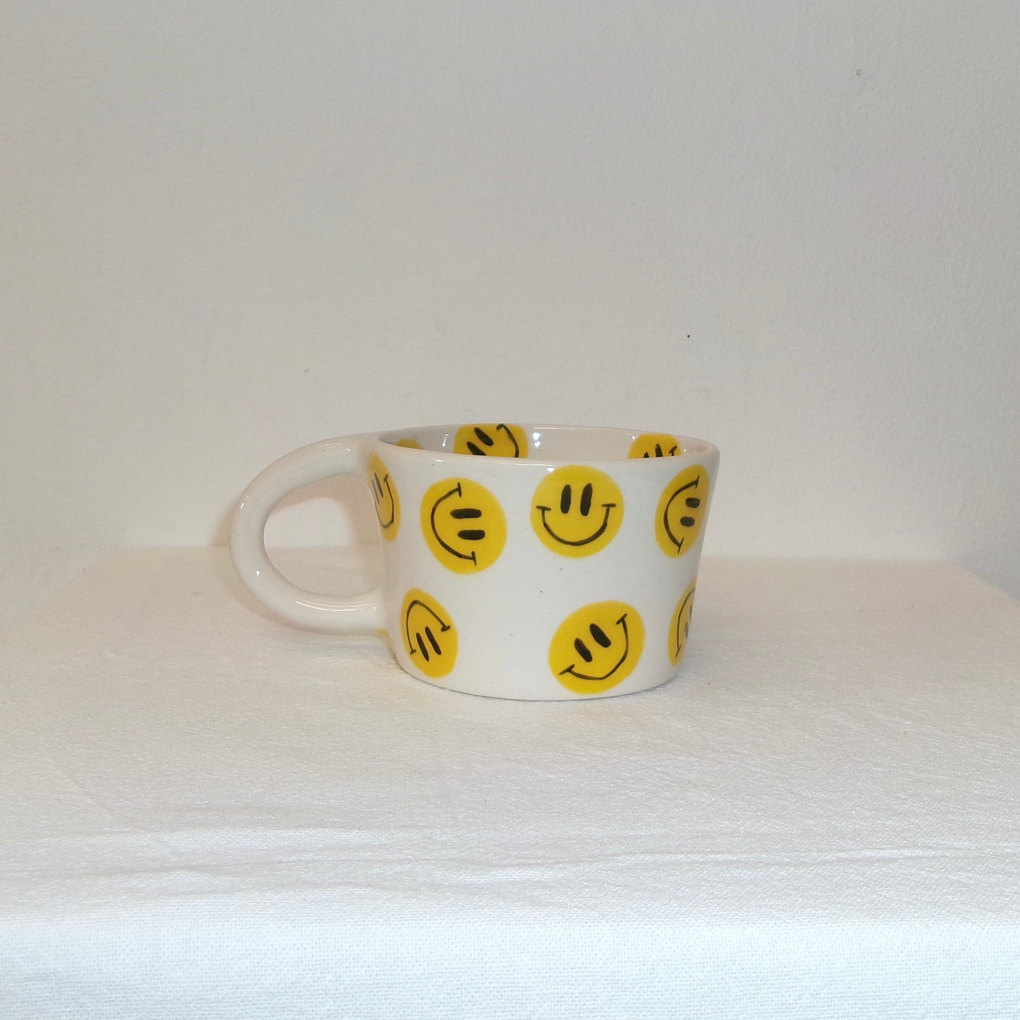 Yellow Smiley Cup