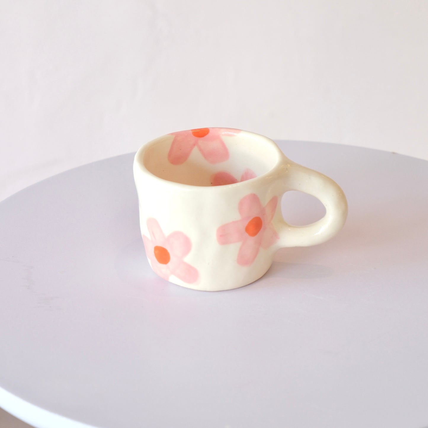 Pink Posy Mug - Espresso