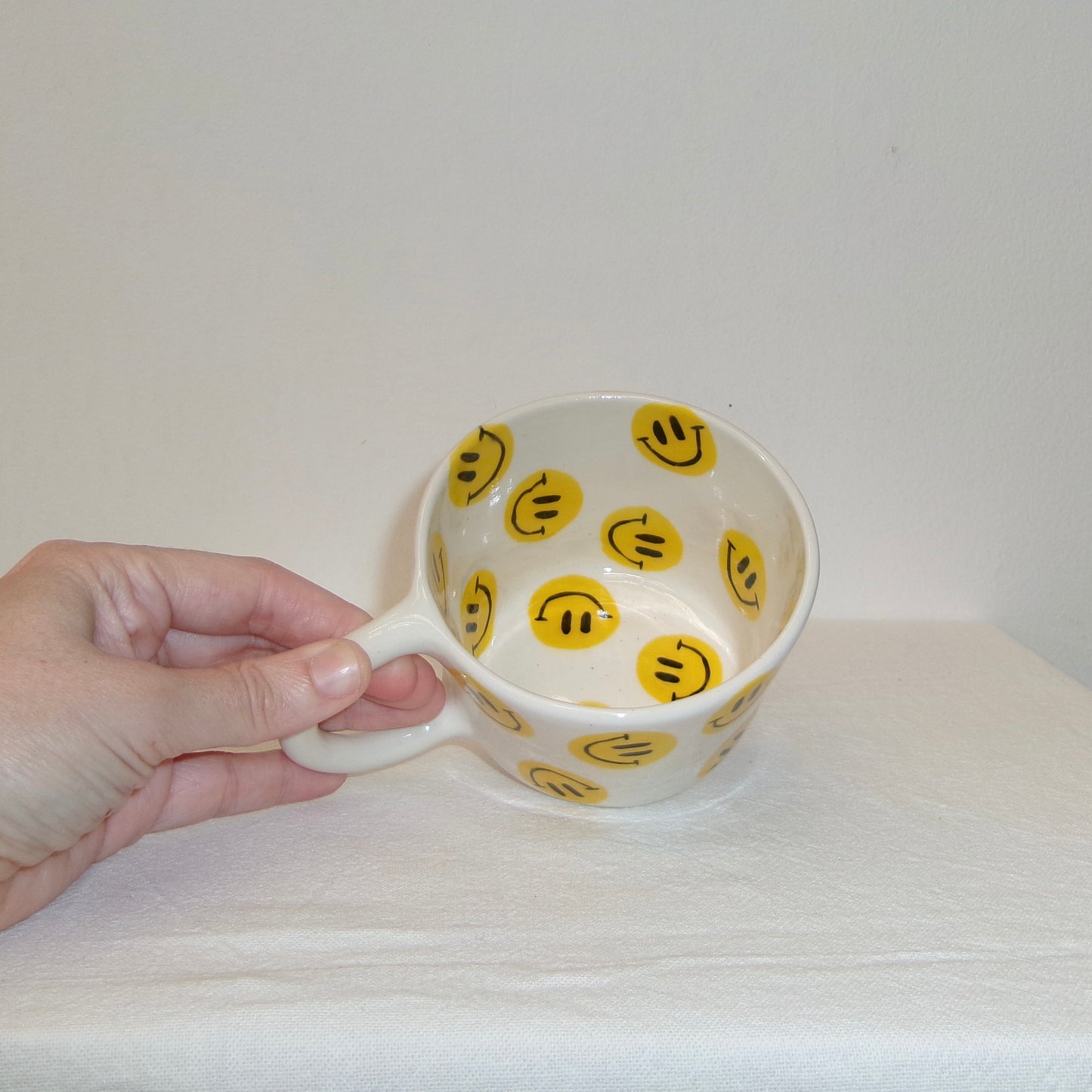 Yellow Smiley Cup