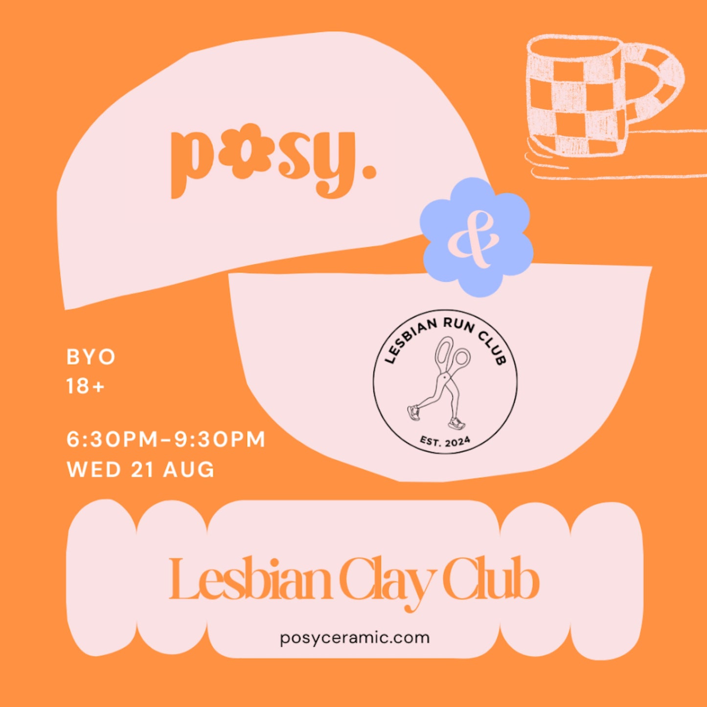 Lesbian Clay Club - LRC X POSY