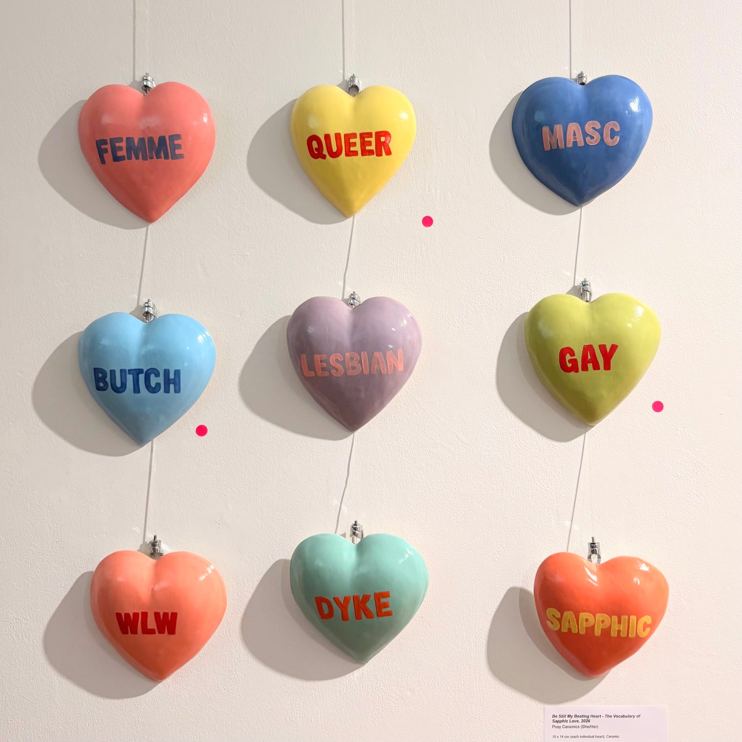 Custom Ceramic Candy Heart