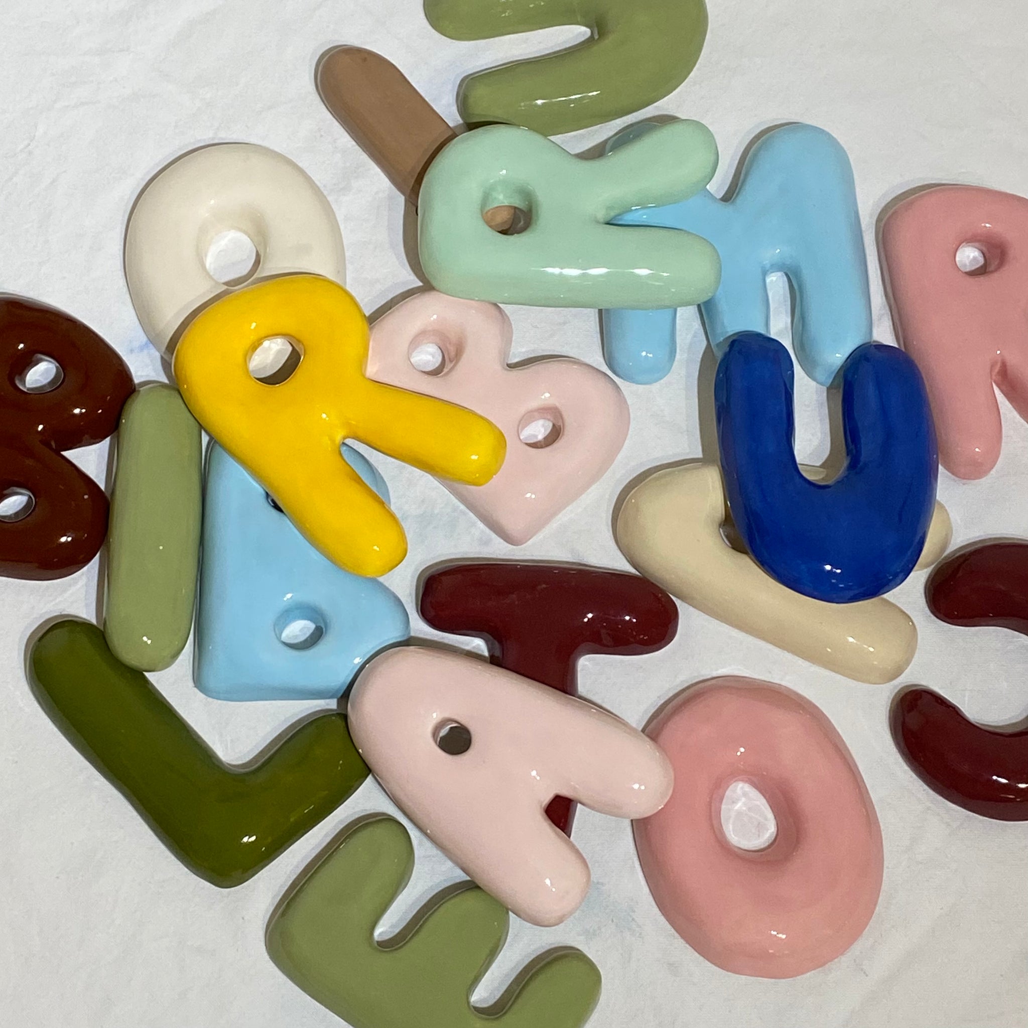 Custom Ceramic Wall Letters – Posy Ceramics