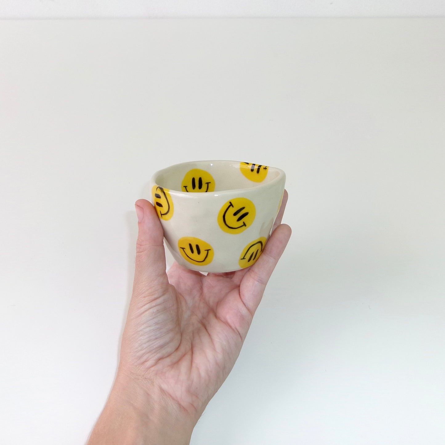Yellow Smiley Cup