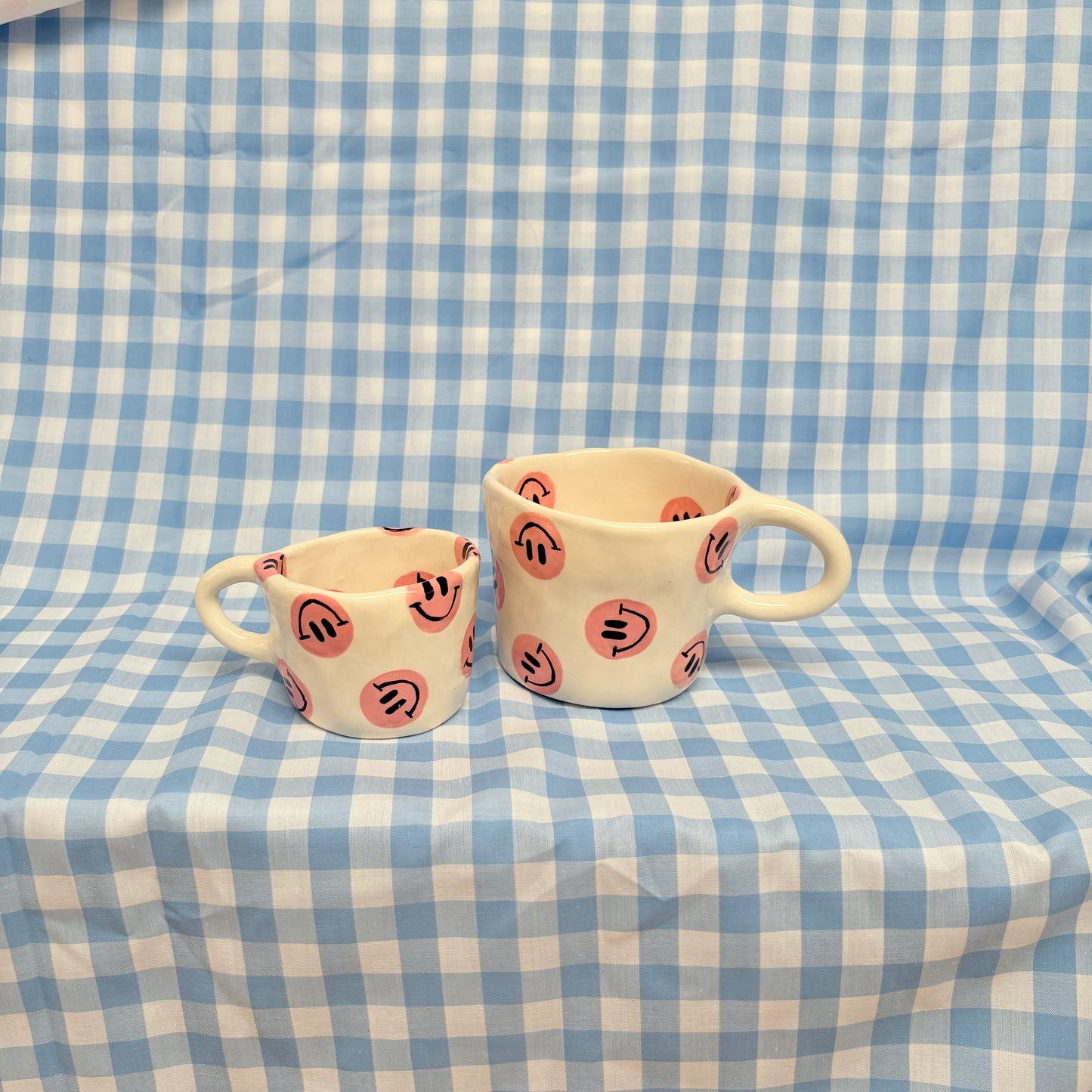 Pink Smiley Mug