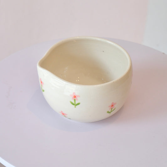 Mini Blossom Flower Matcha Bowl