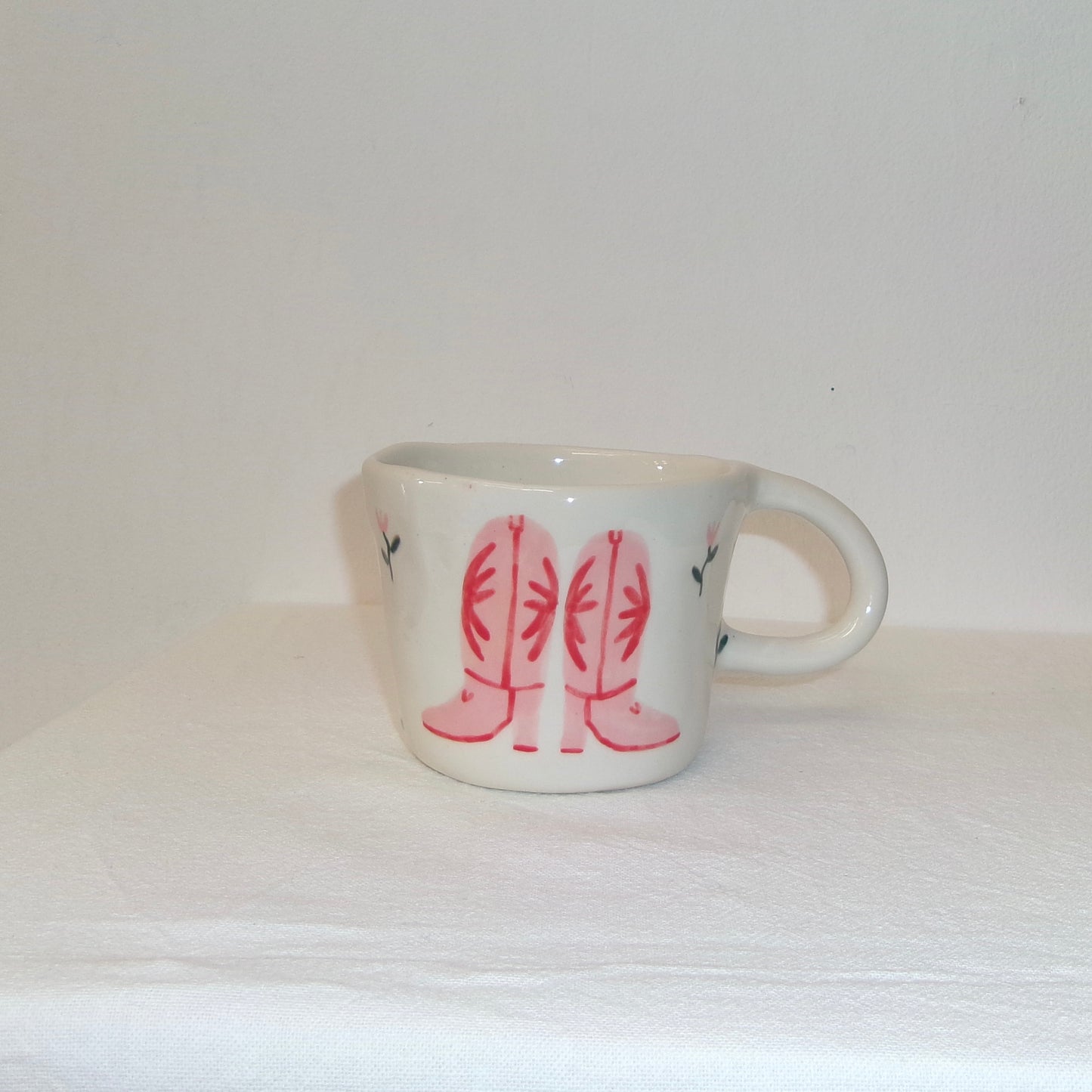 Pink Howdy Boots Mug