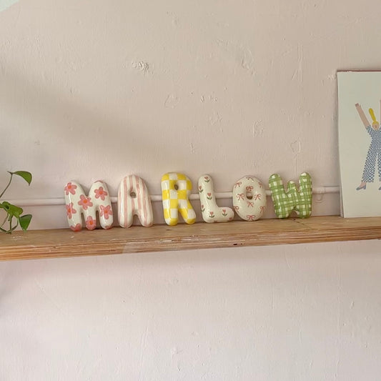 Custom Ceramic Wall Letters