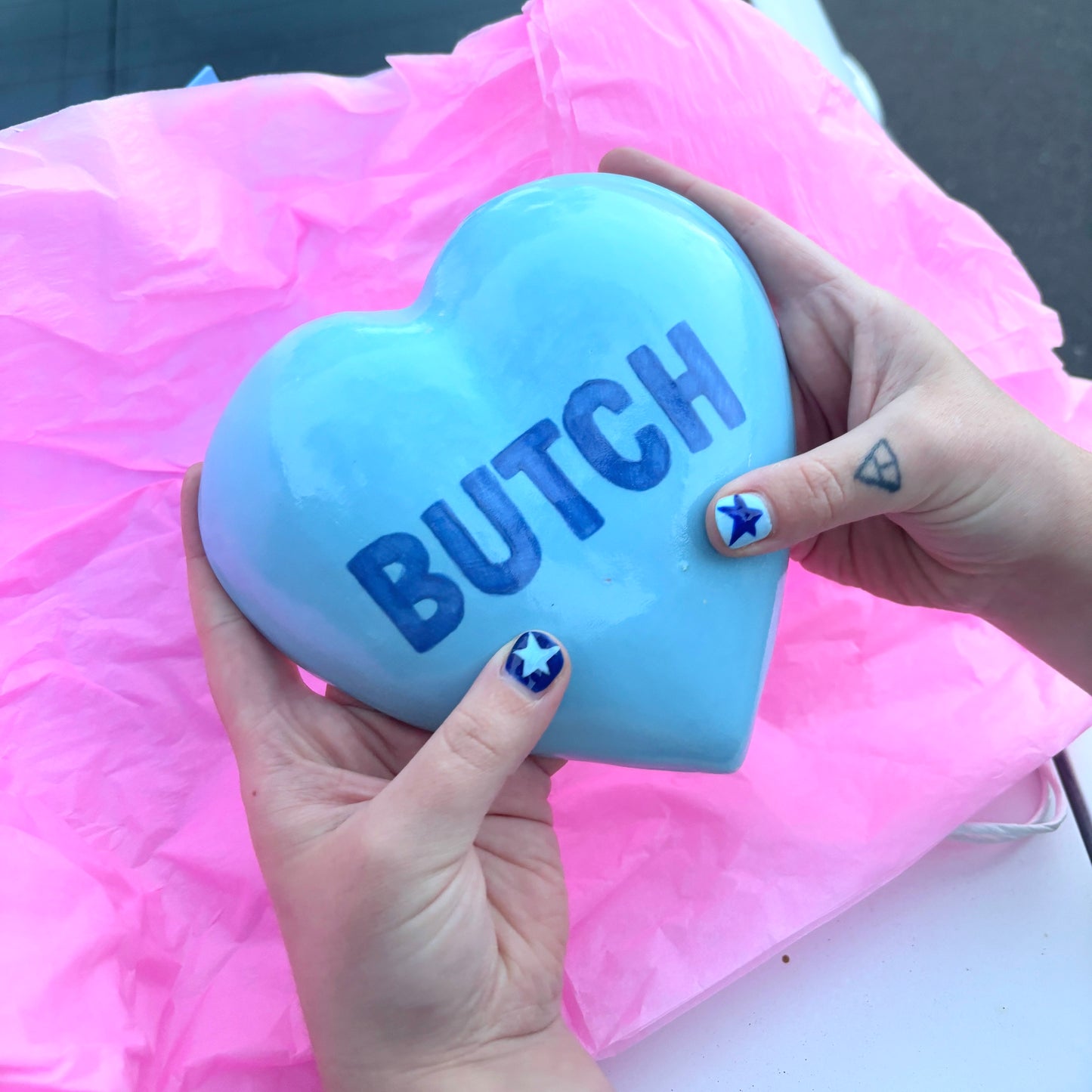 Custom Ceramic Candy Heart