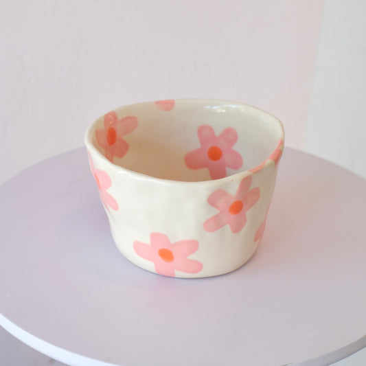 Pink Posy Breakfast Bowl