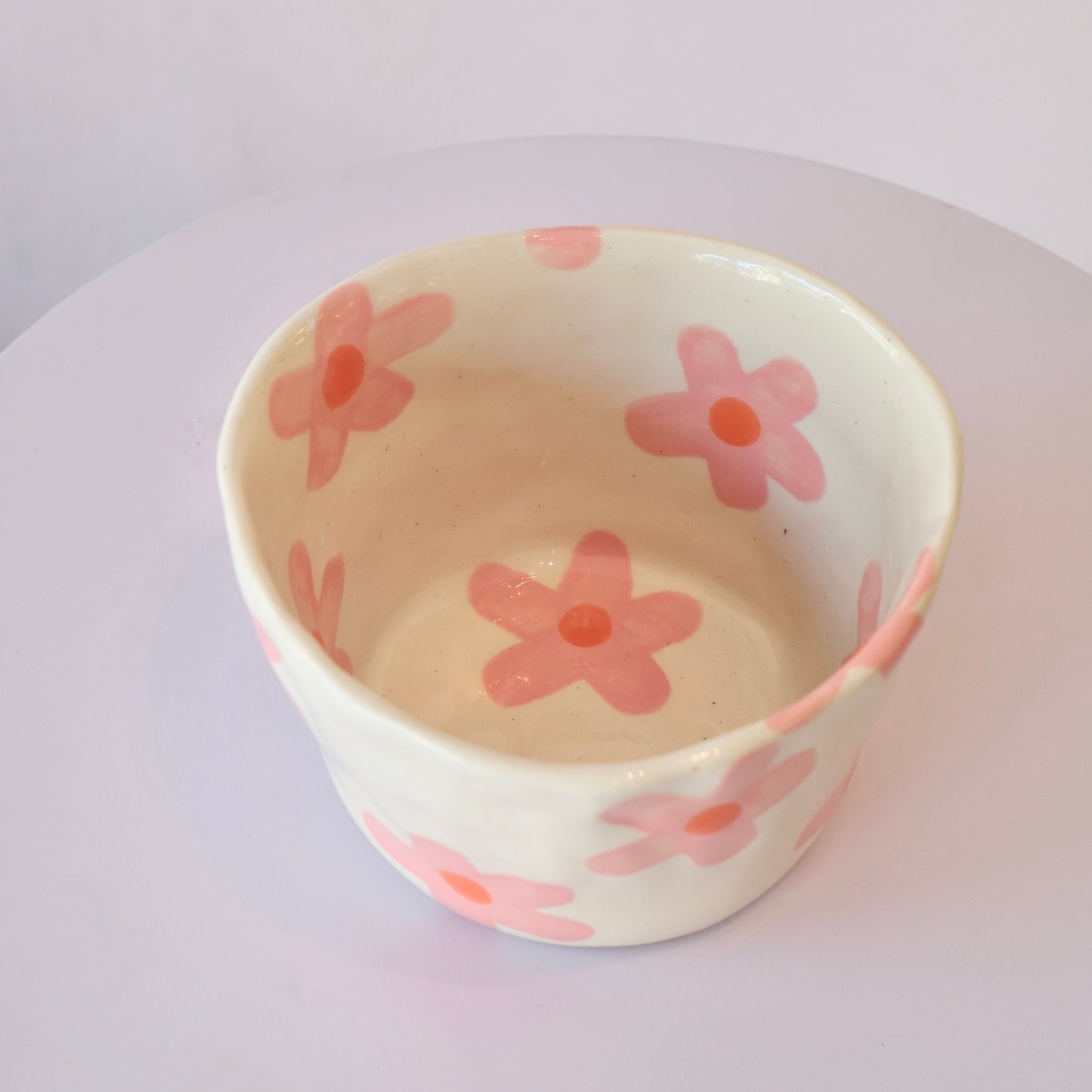 Pink Posy Breakfast Bowl
