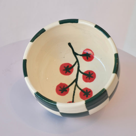 Checkered Tomato Breakfast Bowl