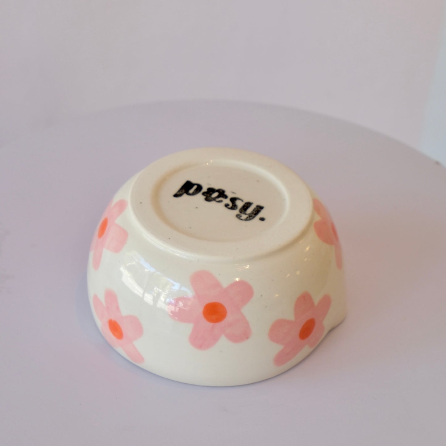 Pink Posy Matcha Bowl