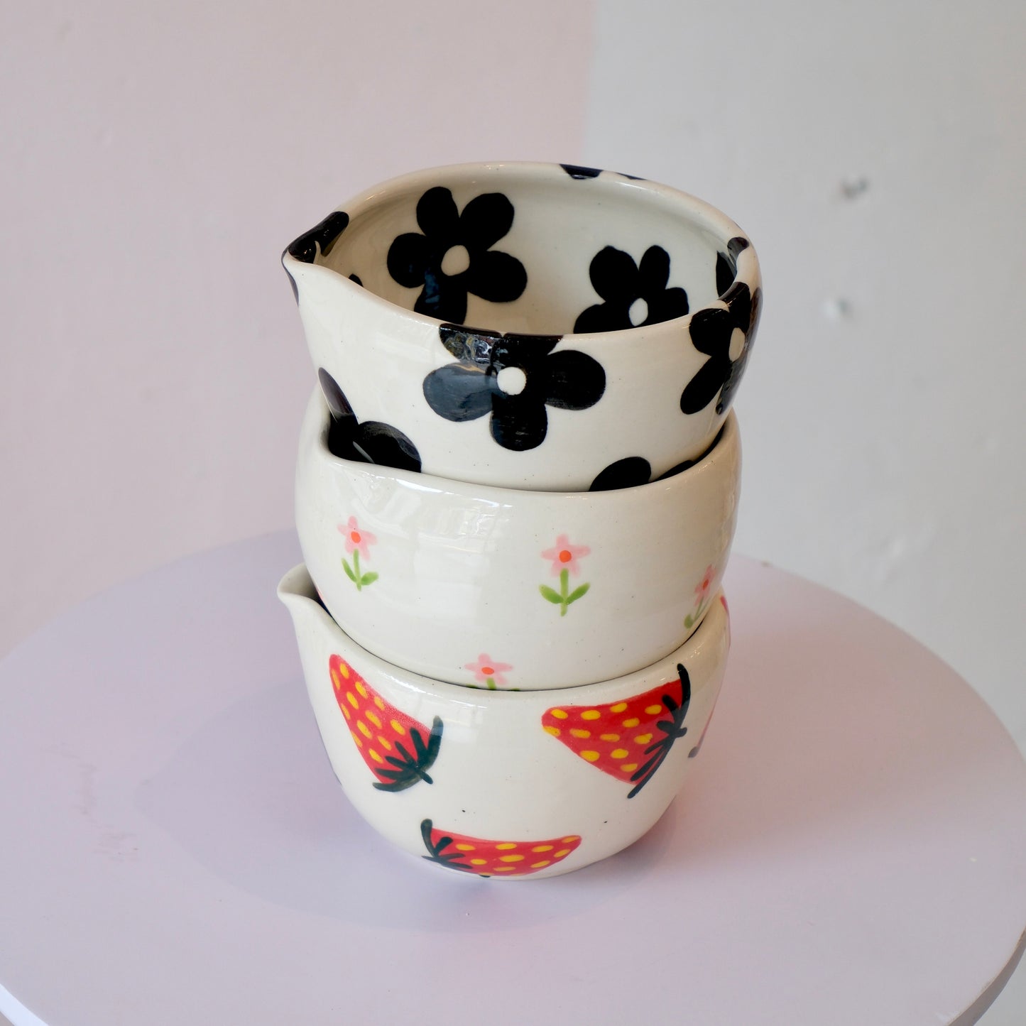 Mini Blossom Flower Matcha Bowl