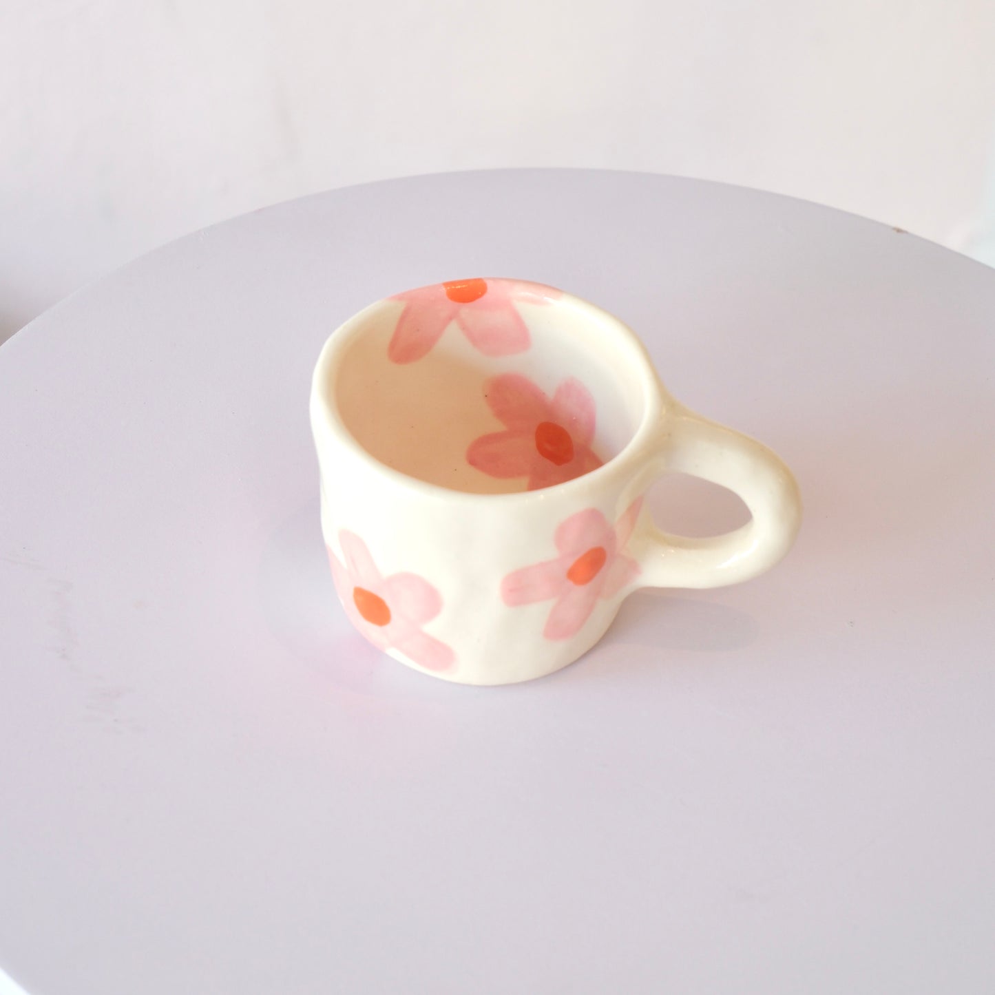 Pink Posy Mug - Espresso