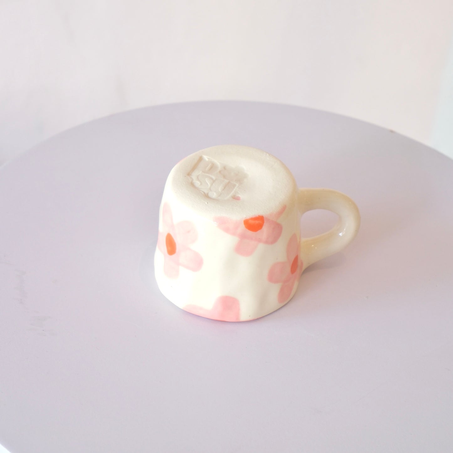 Pink Posy Mug - Espresso
