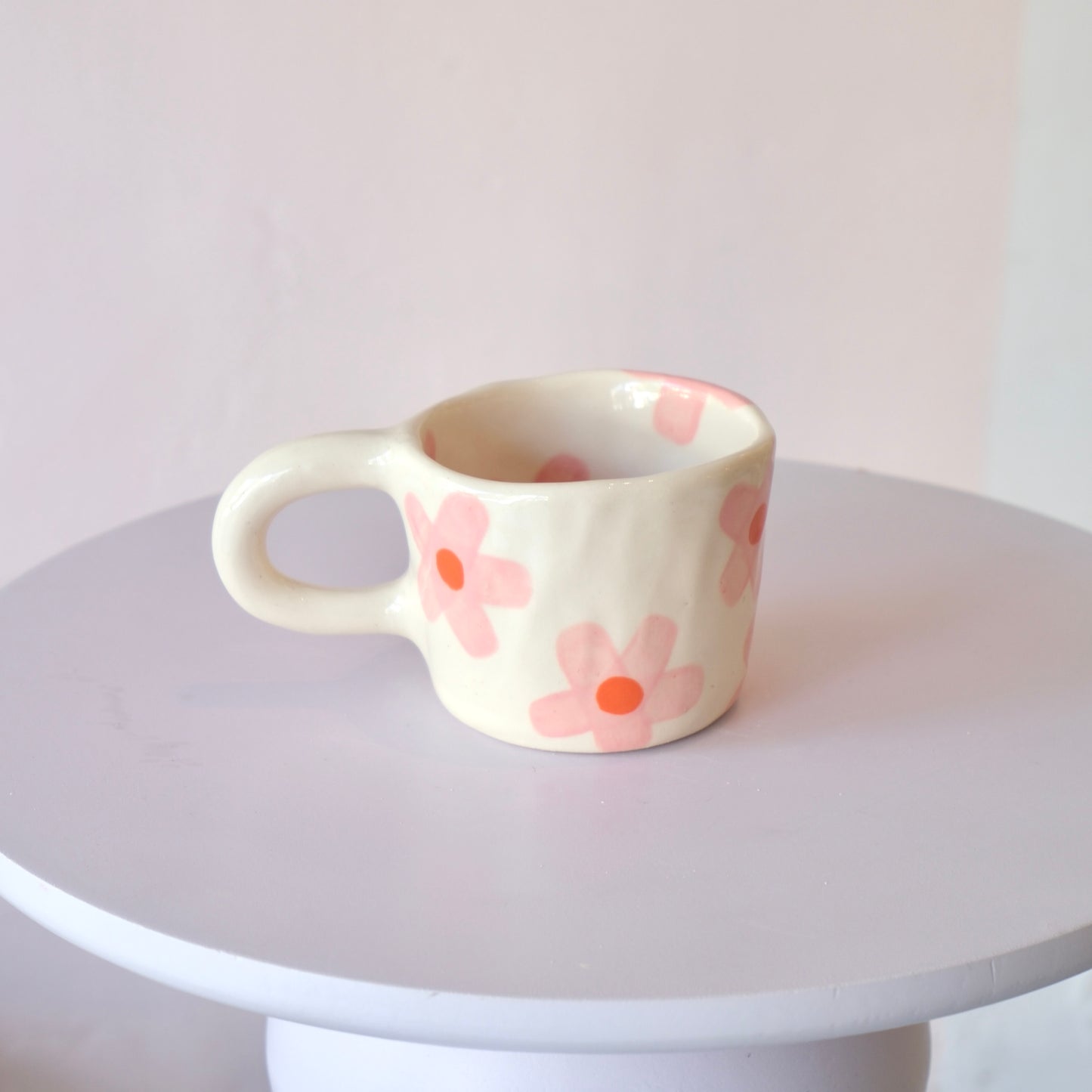 Pink Posy Mug - Medium