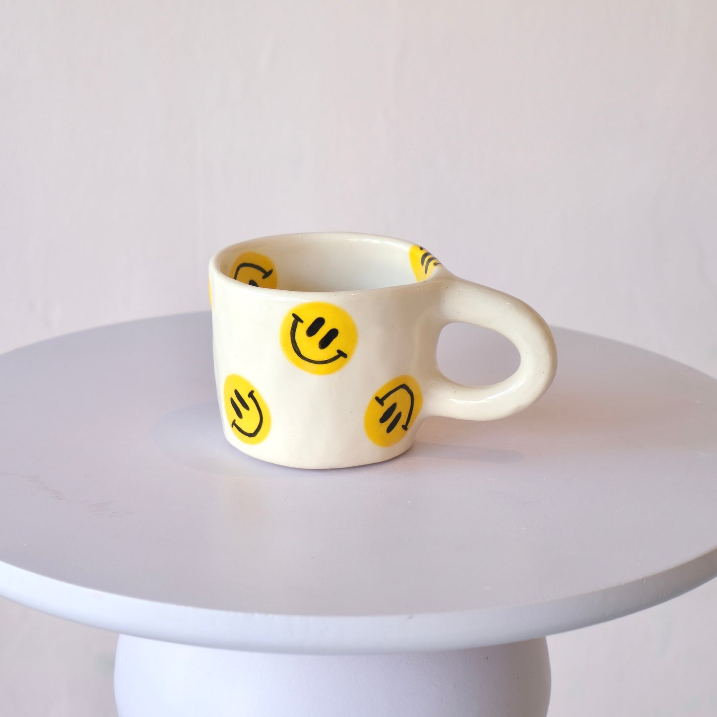 Yellow Smiley Mug - Medium