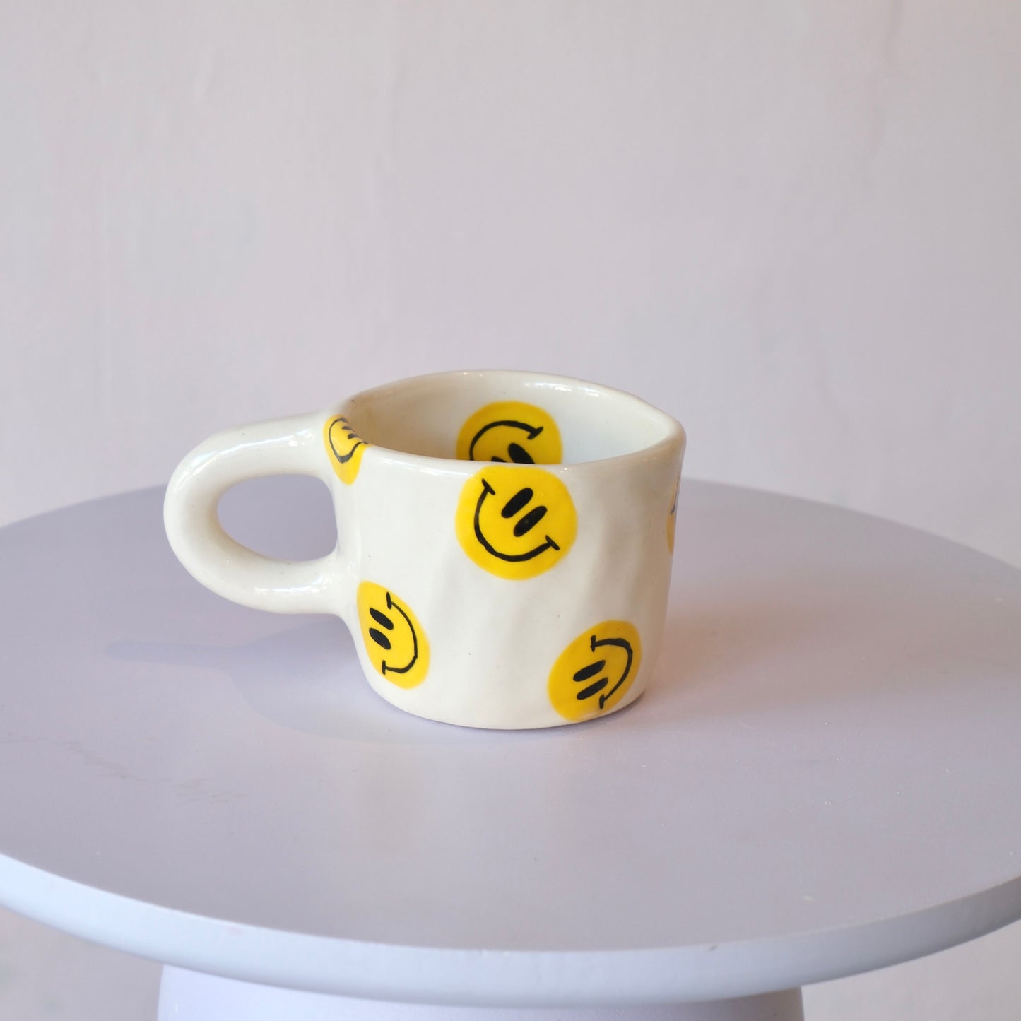 Yellow Smiley Mug - Medium