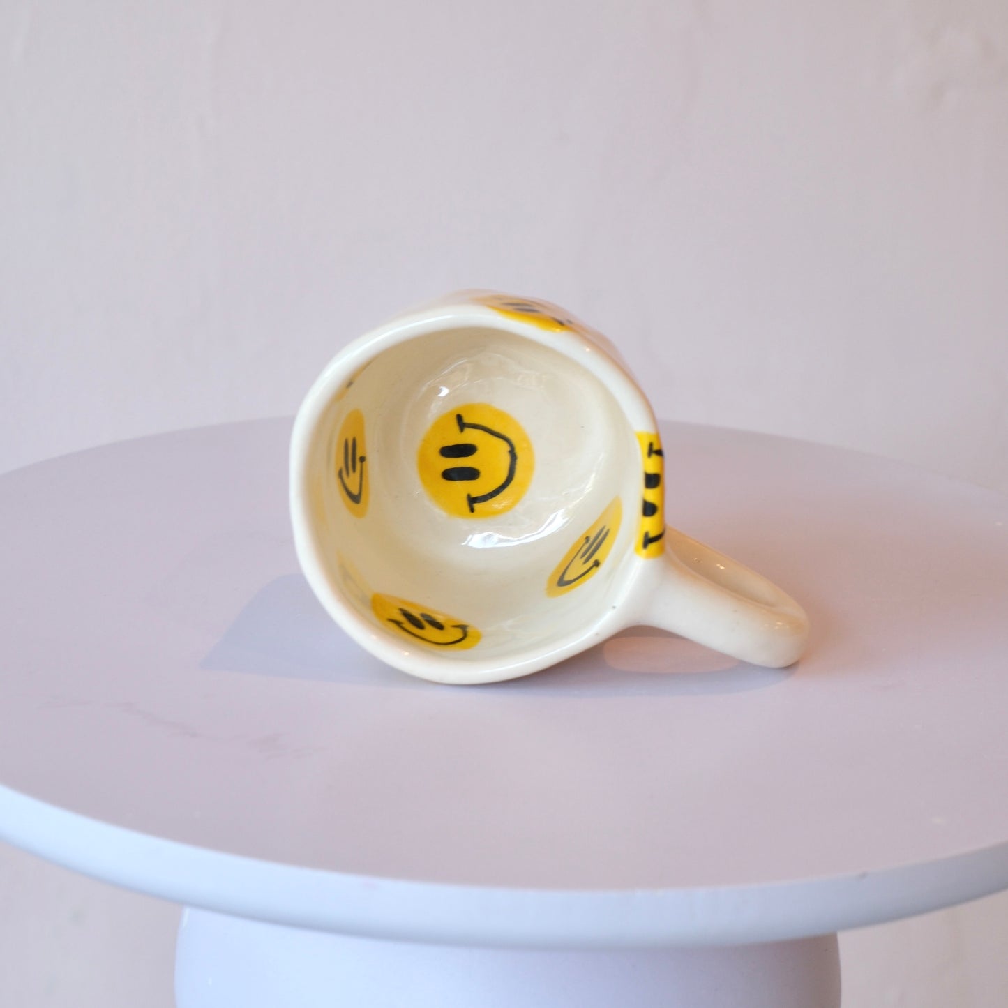 Yellow Smiley Mug - Medium