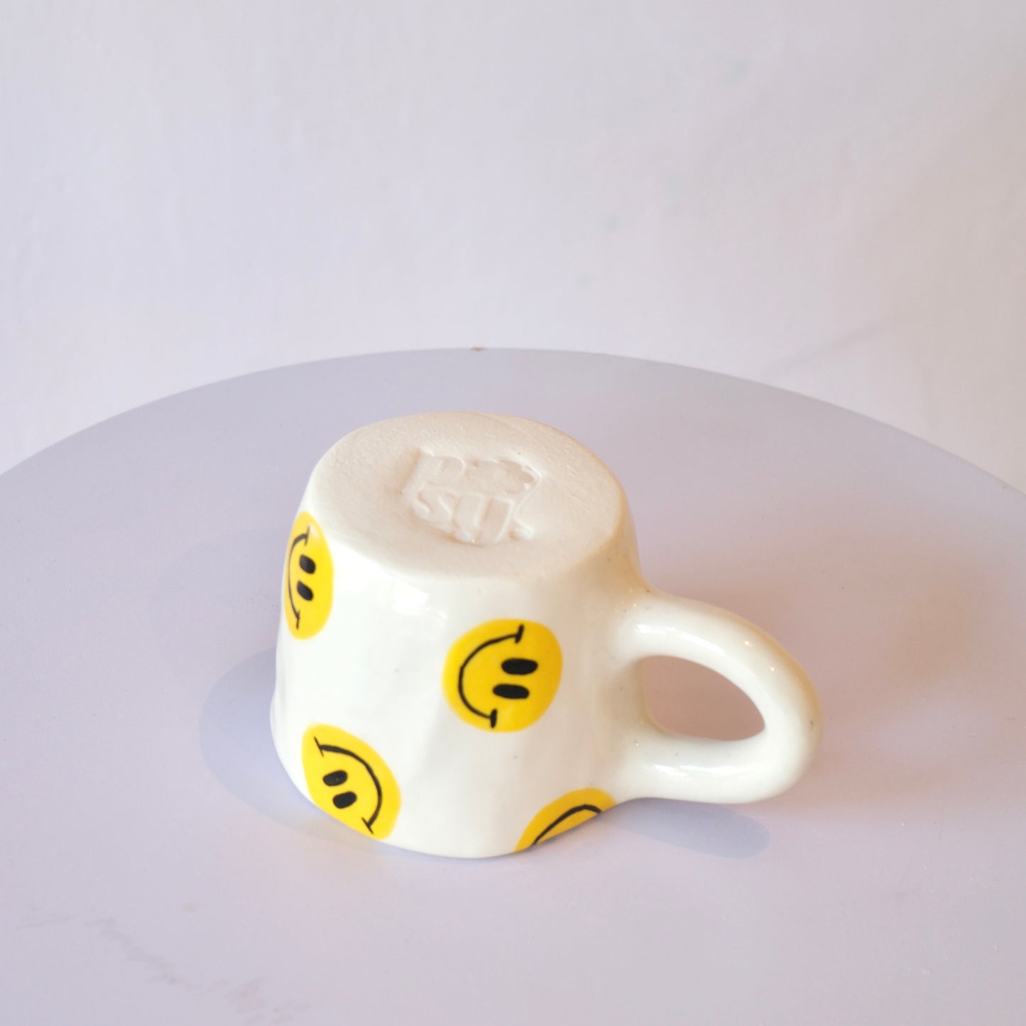Yellow Smiley Mug - Medium