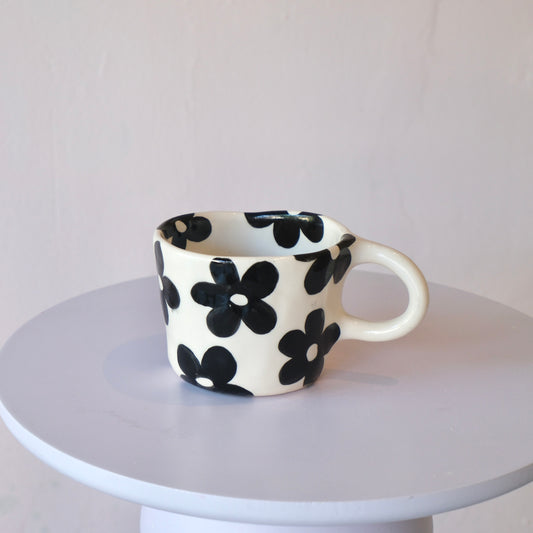 Black Posy Mug - Large