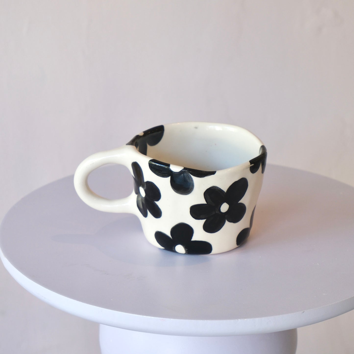 Black Posy Mug - Large