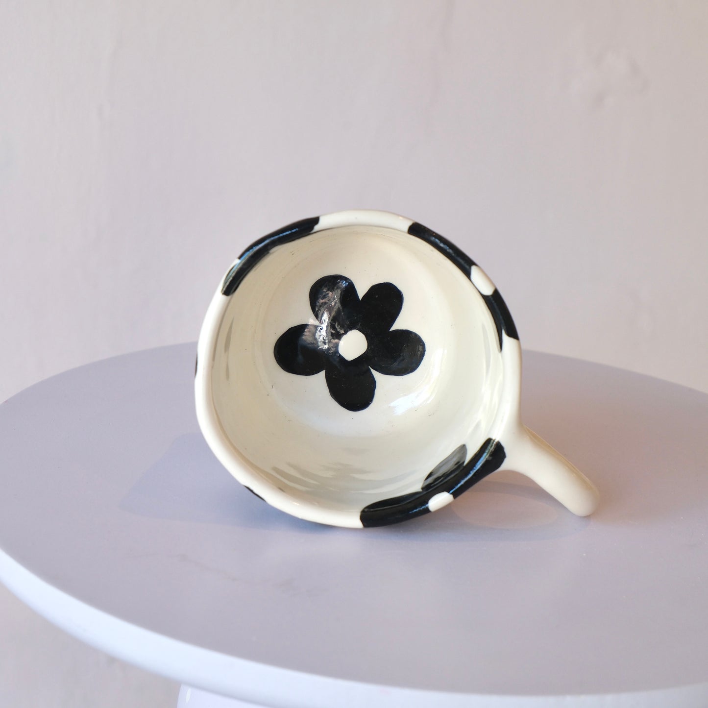 Black Posy Mug - Large