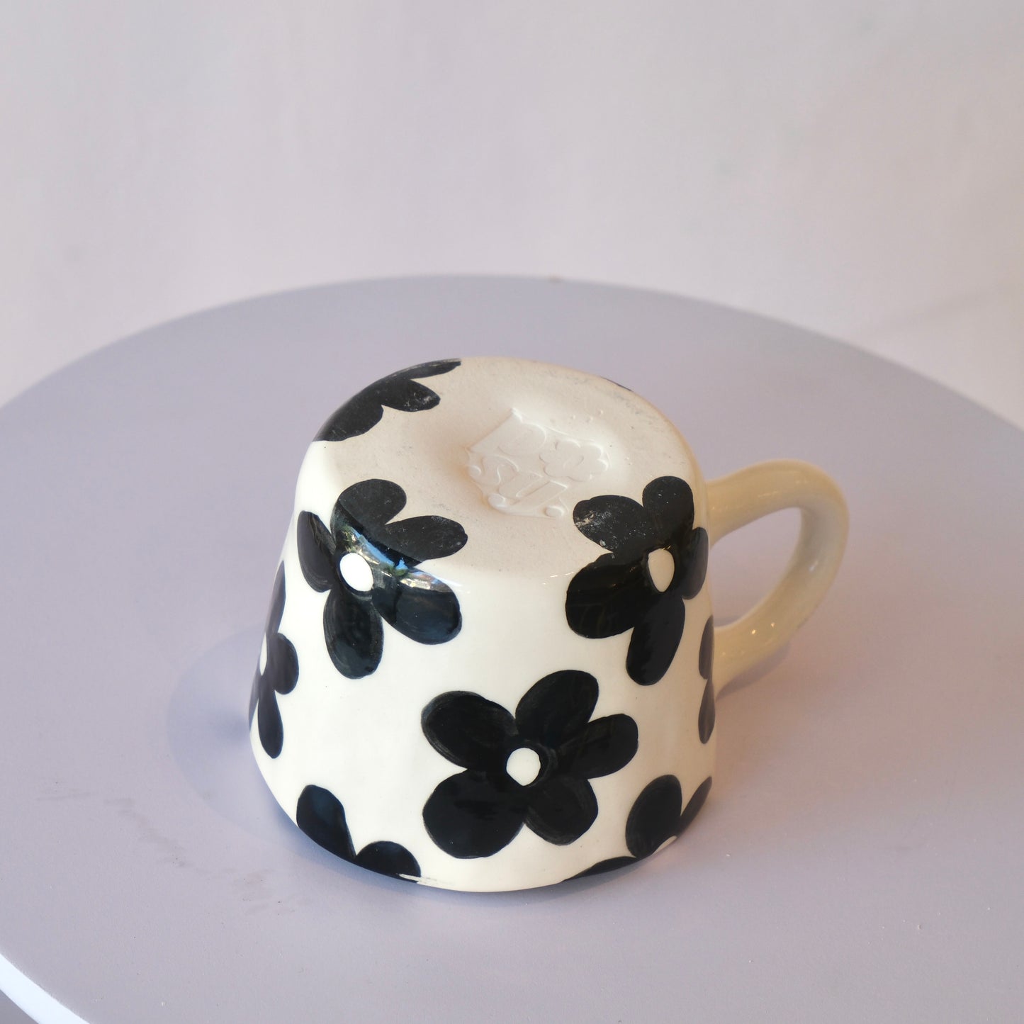 Black Posy Mug - Large