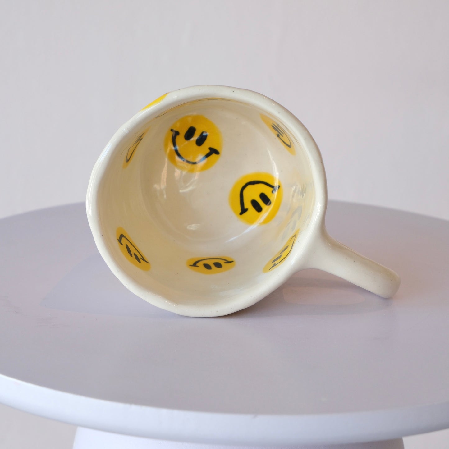 Yellow Smiley Mug - Large