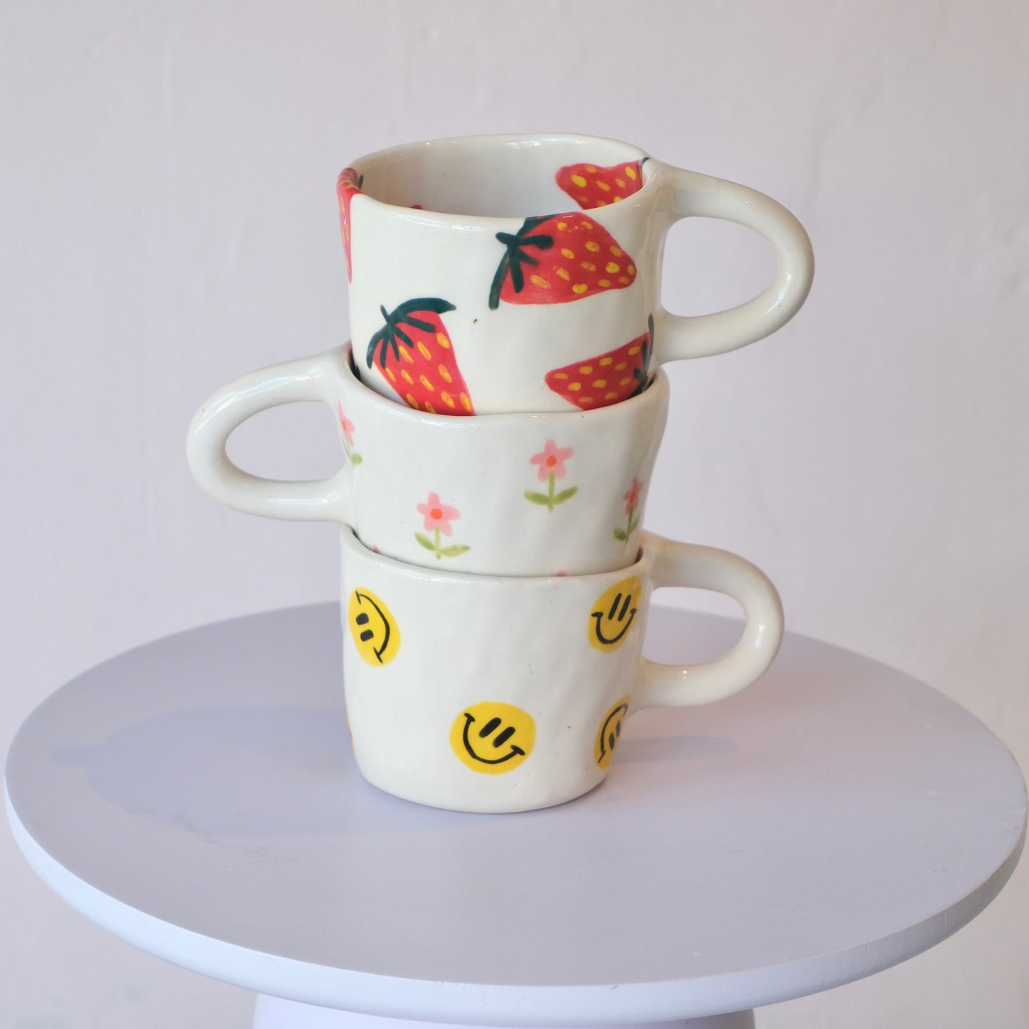 Yellow Smiley Mug - Large