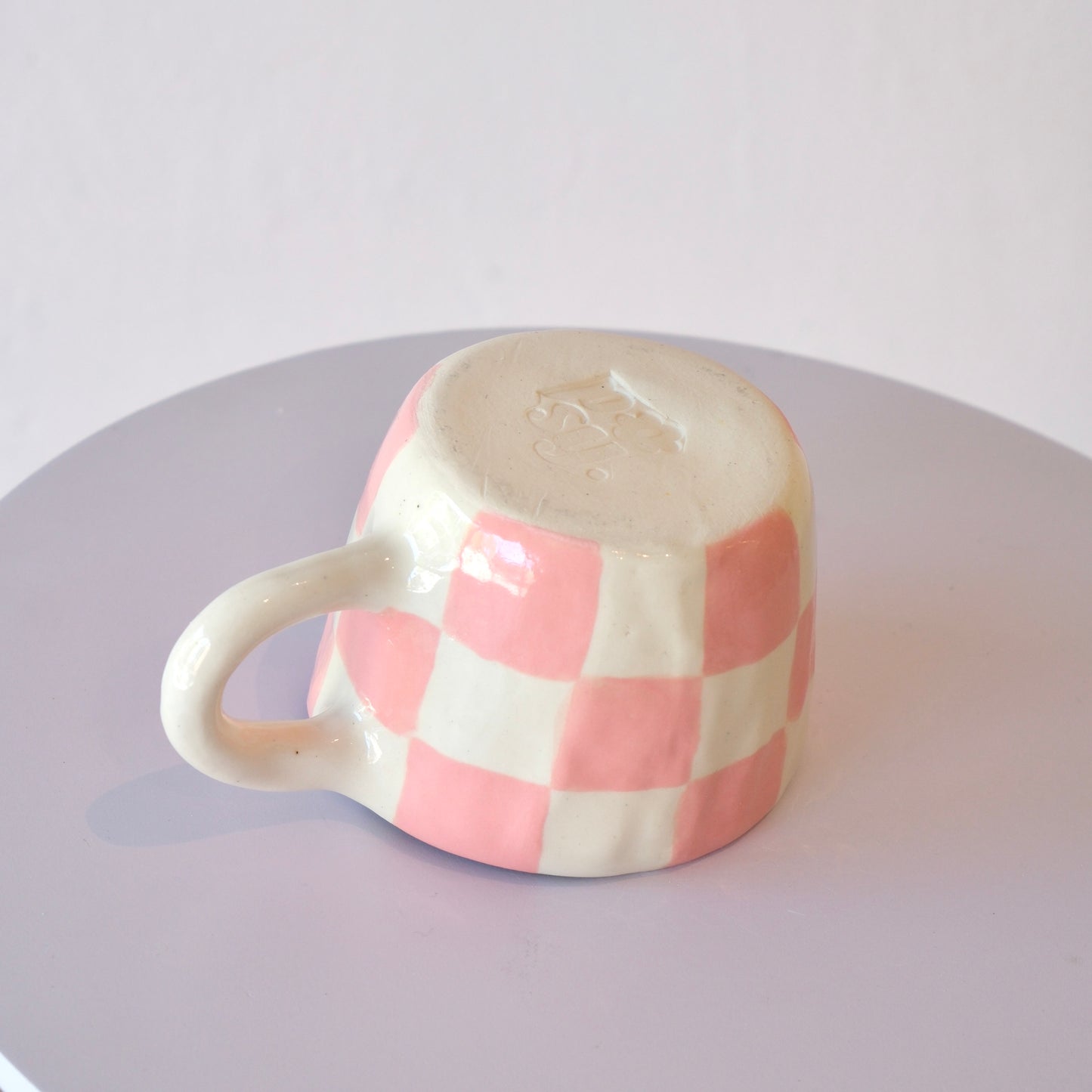 Checkered Cherry Mug - Large