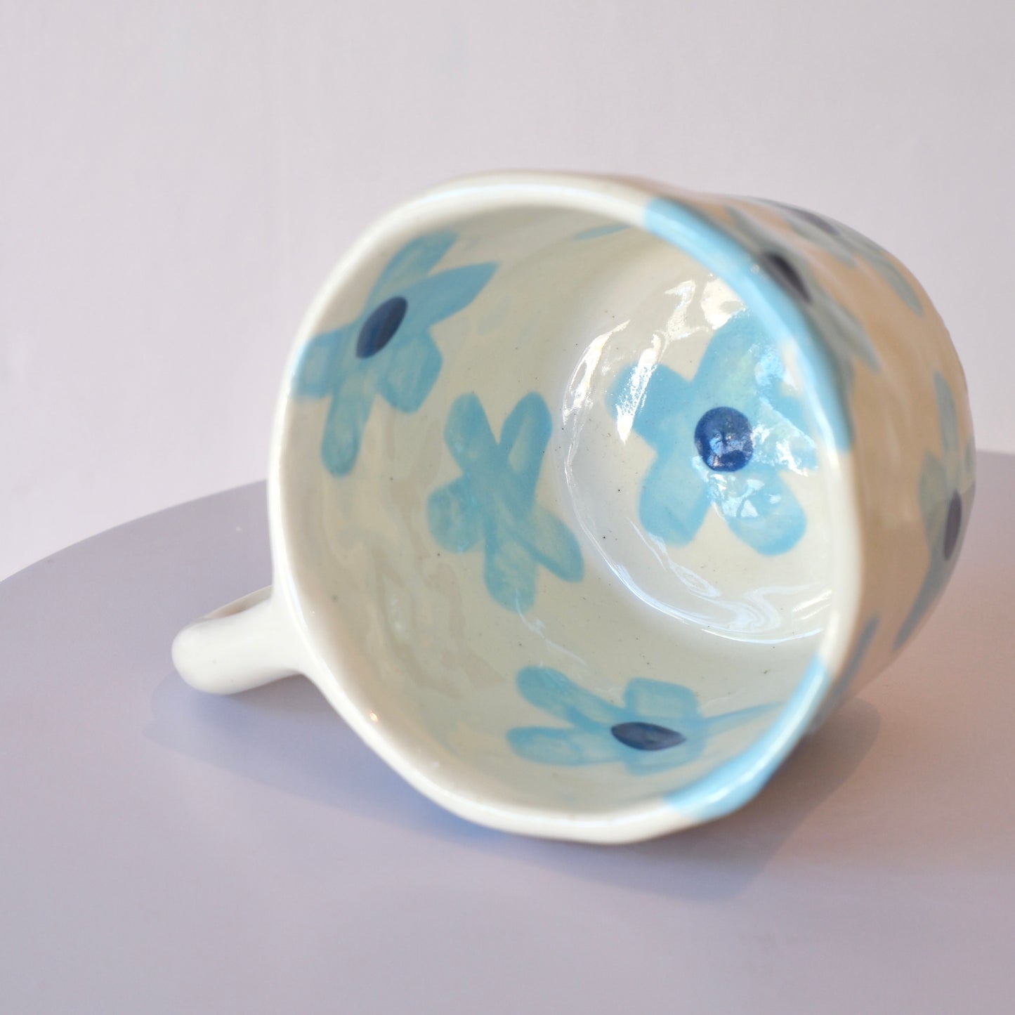 Blue Posy Mug - Large *