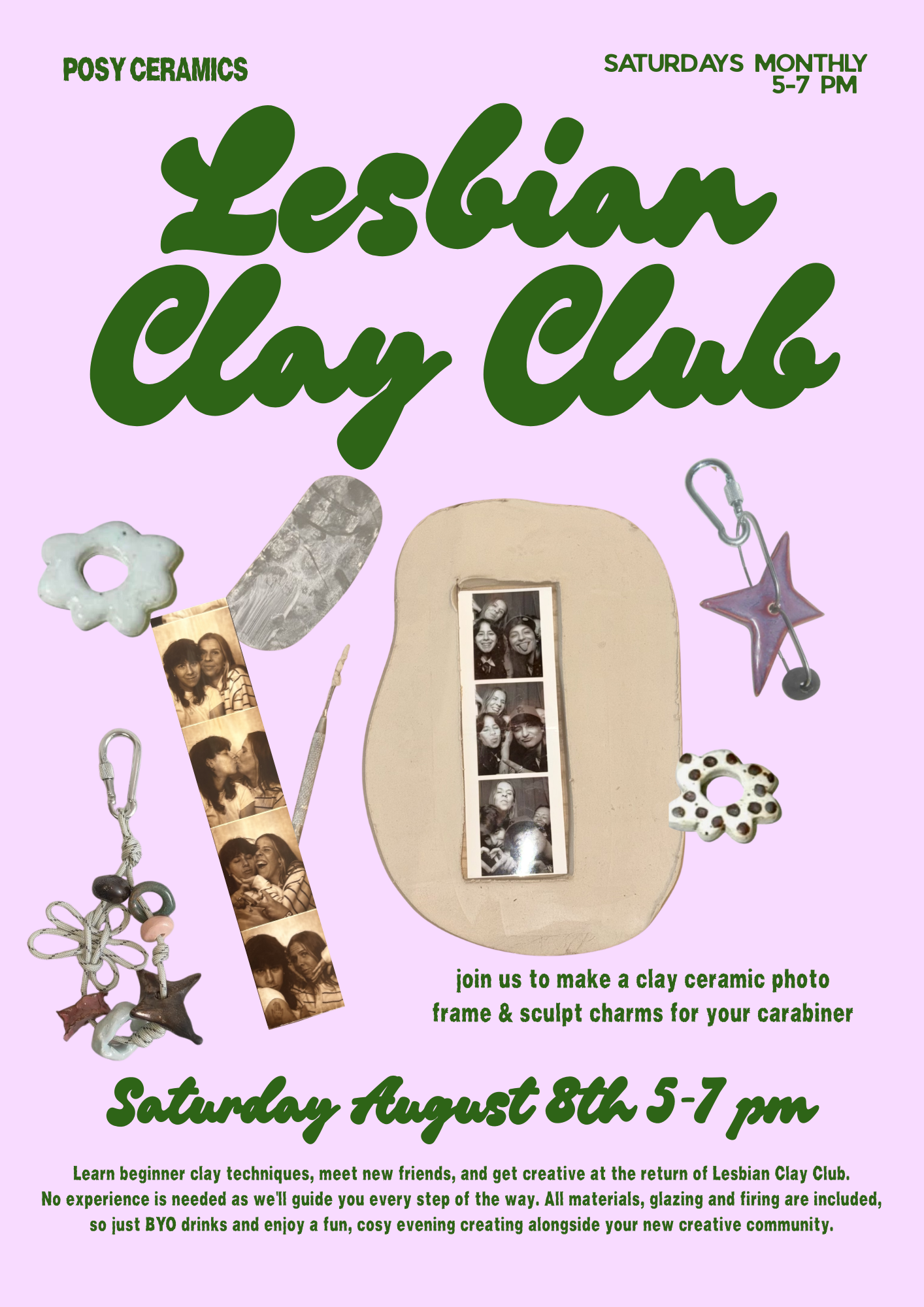 Lesbian Monthly Clay Club - August