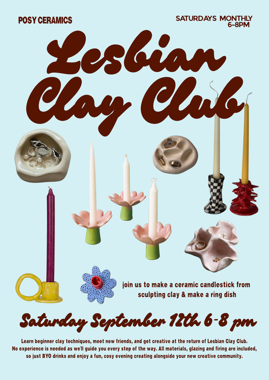 Lesbian Monthly Clay Club - September