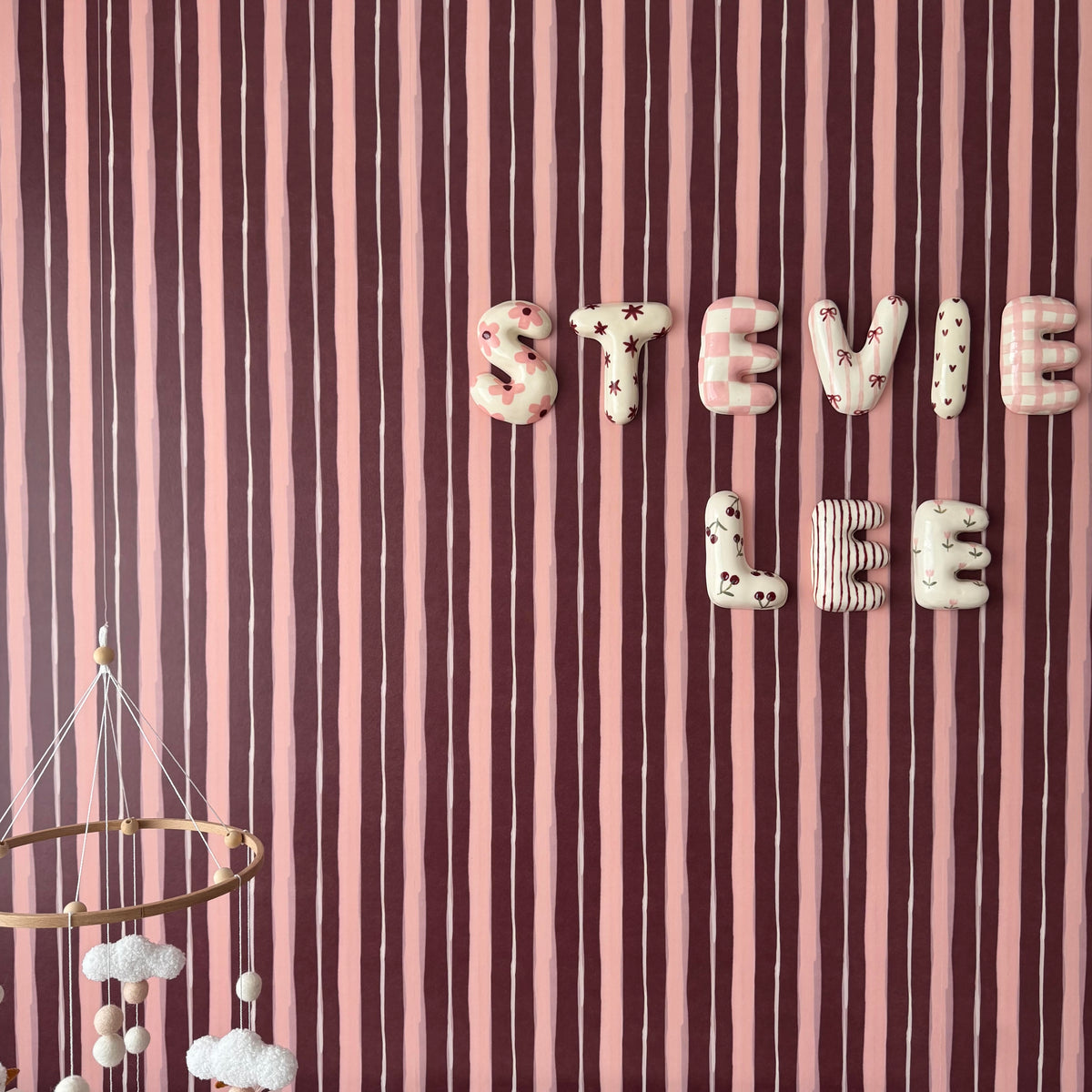Custom Ceramic Wall Letters